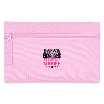 et surtout mariée - Trousse - rose - Devant