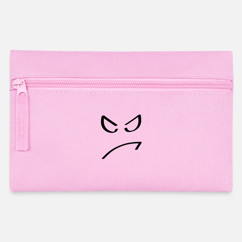 face - Pencil Case - pink