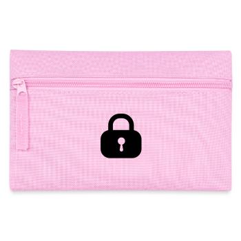 lock closed - Pencil Case - pink - Front