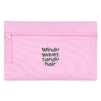 windy waves - Federtasche - Rosa - Vorne