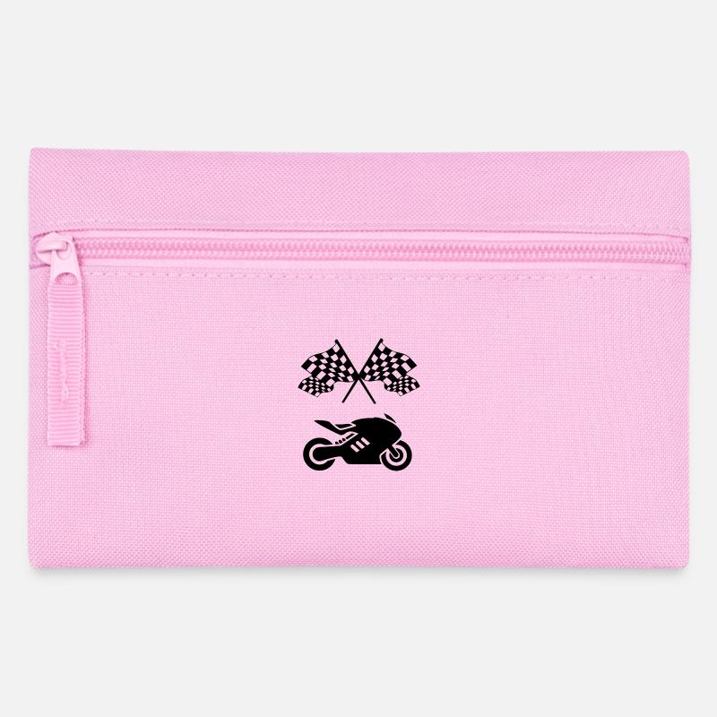 Motorrad - Federtasche - Rosa