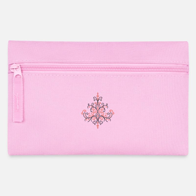Ornament Boho - Federtasche - Rosa
