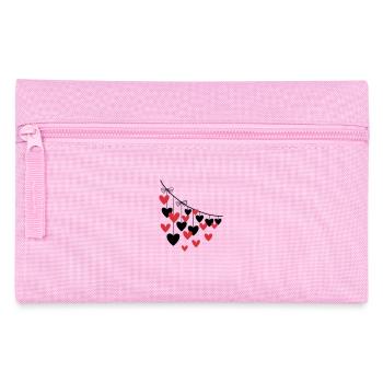 Herzgirlande Viele Herzen - Federtasche - Rosa - Vorne
