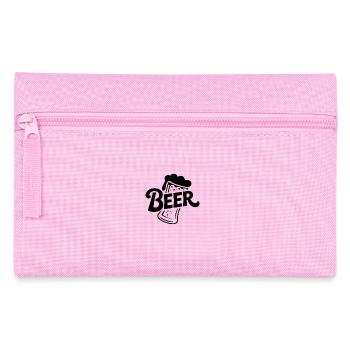 Beer - Funny Beer Logo Tshirt - Pencil Case - pink - Front