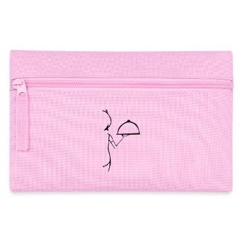 Restaurant, Crew, serveuse - Trousse - rose - Devant