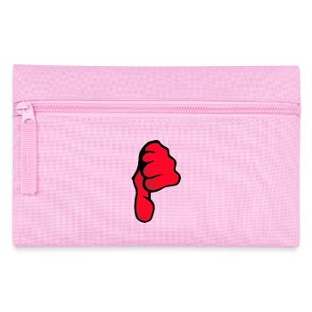 Daumen Runter - Federtasche - Rosa - Vorne