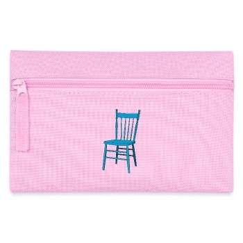 sofa couch chair table chair table lamp lamp lamp benc - Pencil Case - pink - Front