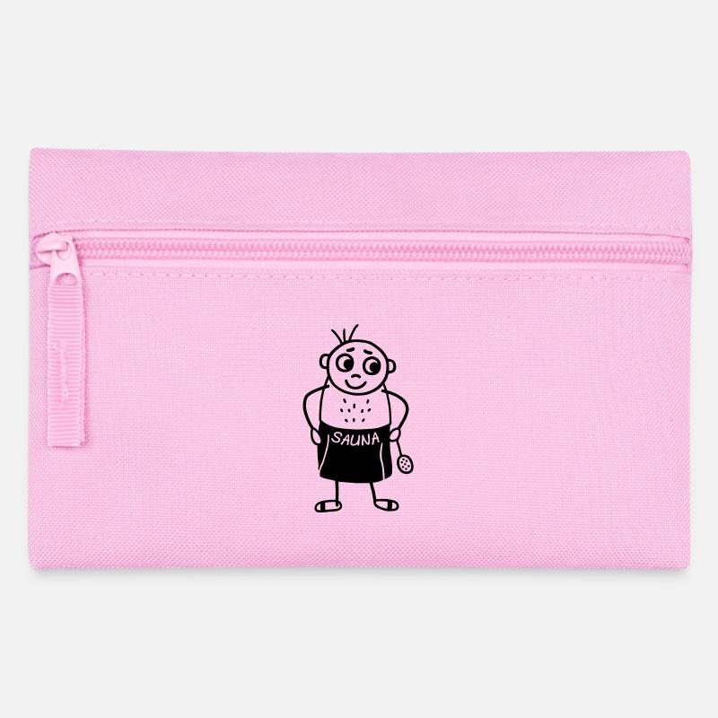 Sauna man - Pencil Case - pink