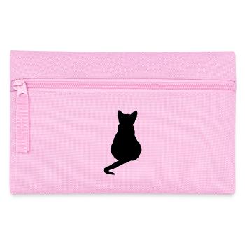 Katze Kätzchen Katzenshirt Geschenk - Federtasche - Rosa - Vorne