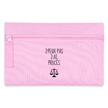 Clerk Greffier Greffe Urkundsbeamte Justice Law - Pencil Case - pink - Front