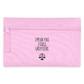 Clerk Greffier Greffe Urkundsbeamte Justice Law - Pencil Case - pink - Front