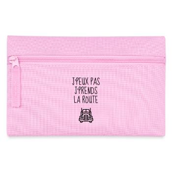 Routier / Chauffeur Poids-lourd / Camion / - Trousse - rose - Devant