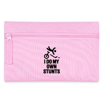 Ich mache meine eigenen Stunts Einrad Hockey Einrad Einrad - Federtasche - Rosa - Vorne