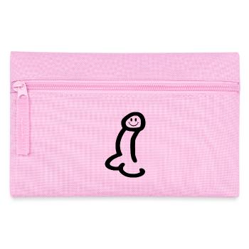 Penis cock dick - Pencil Case - pink - Front