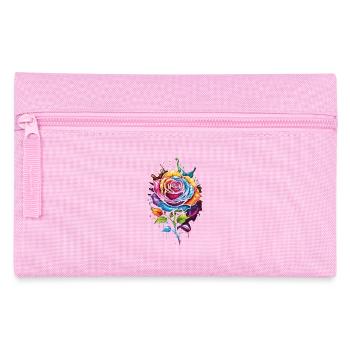 Blume - Regenbogen Rosa - Federtasche - Rosa - Vorne