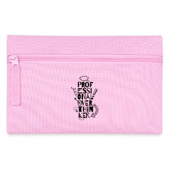 Professional Overthinker - Federtasche - Rosa - Vorne
