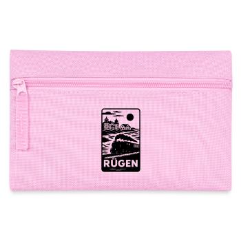 Rügen Insel Urlaub Erholung - Federtasche - Rosa - Vorne