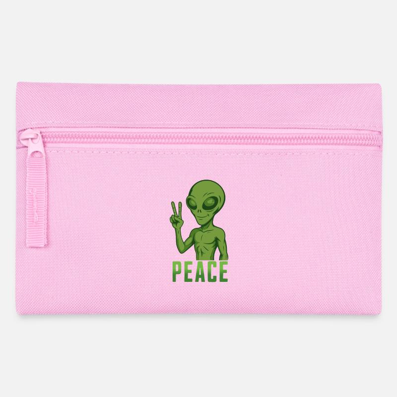 Extraterrestre Paix Vert - Trousse - rose
