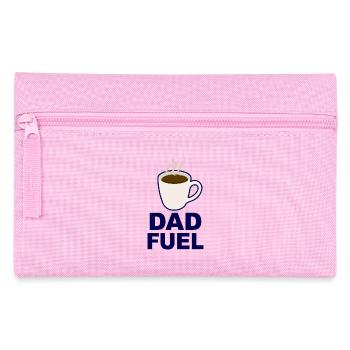 Dad Fuel – Kaffeebetriebenes Papa-Design - Federtasche - Rosa - Vorne