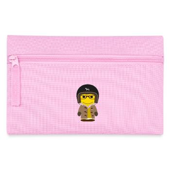 GEEKLEY biker dufflecoat mustard - Pencil Case - pink - Front