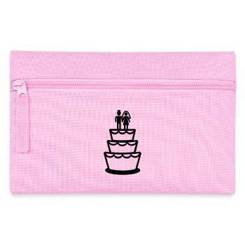 Hochzeit - Federtasche - Rosa - Vorne
