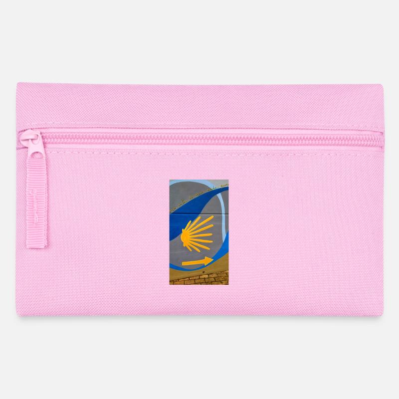 Golden rays on urban arch - Pencil Case - pink