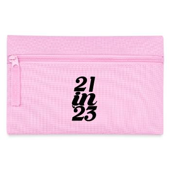 Cadeau 21e anniversaire 21 ans Hommes & Femmes - Trousse - rose - Devant