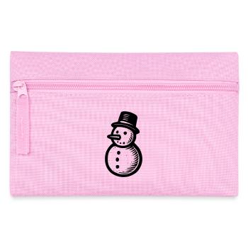 Bonhomme de neige - Trousse - rose - Devant