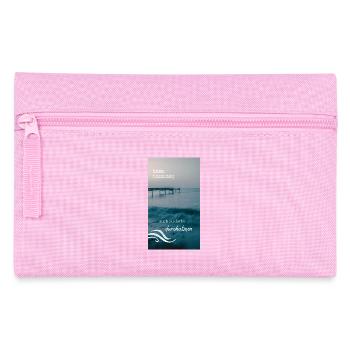 Meeresrauschen Erinnerungstext - Federtasche - Rosa - Vorne