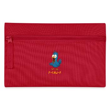 F-Caw-F Chicken Blue - Federtasche - Rot - Vorne