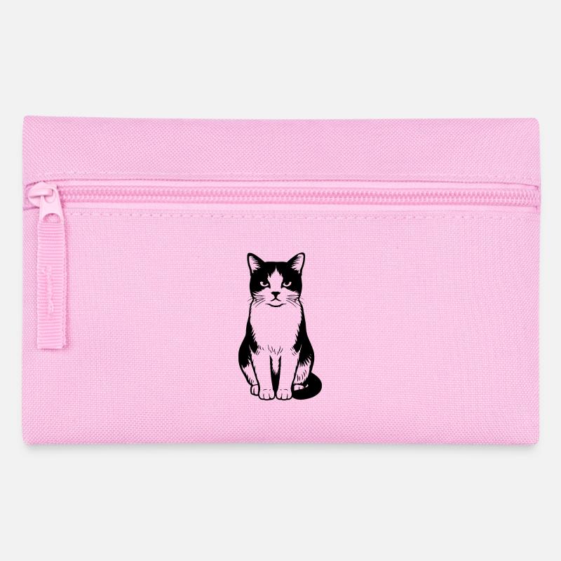 Cat - Pencil Case - pink