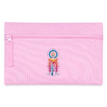 Faith Light Candle Retro Spirit Design - Pencil Case - pink - Front