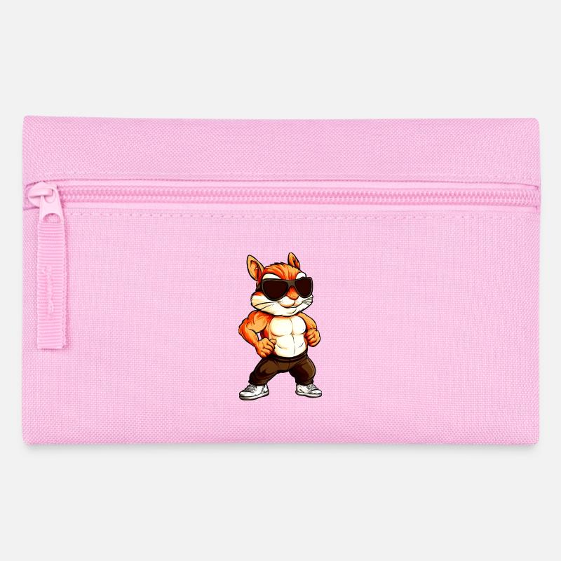 Cool chipmunk - Pencil Case - pink