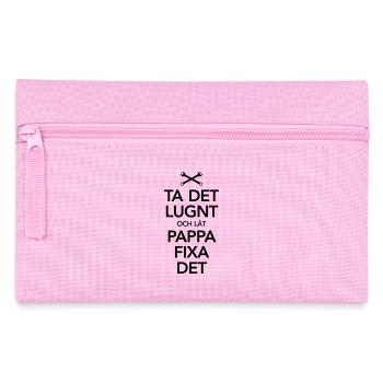 Pappa Fixa Det Fars dag Vaderdag Farsdag Present - Pencil Case - pink - Front
