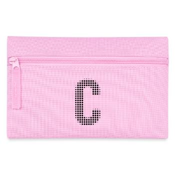 Grille de lettres C - Trousse - rose - Devant