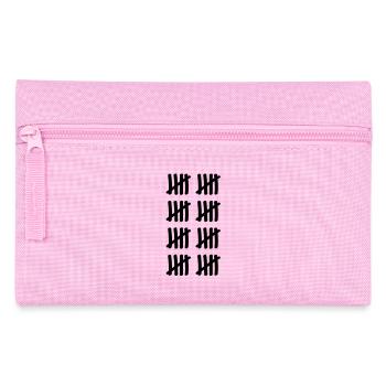 40_stripes_ay1 - Federtasche - Rosa - Vorne