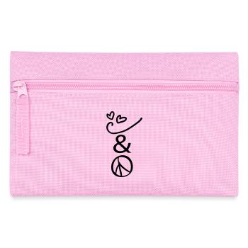 Love & Peace symbol - Pencil Case - pink - Front
