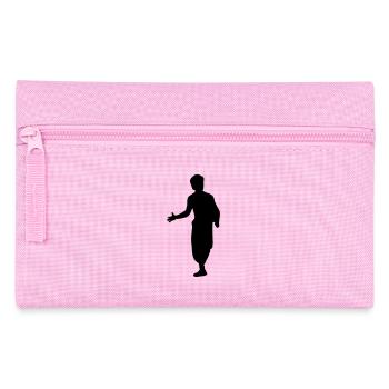 Bruce Lee und Action Kung Fu Escrima Schattenfigur - Federtasche - Rosa - Vorne