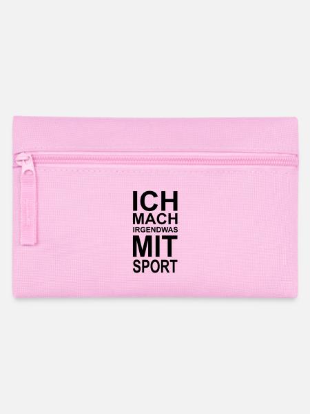 Ich mach was mit Sport - Federtasche - Rosa