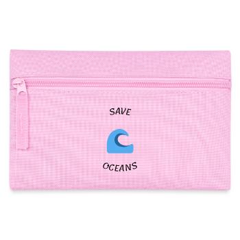 Ozean retten - Federtasche - Rosa - Vorne