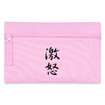 Gekido Kanji (Zorn / Zorn) - Federtasche - Rosa - Vorne