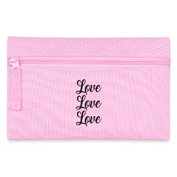 ICH HABE GERADE GEHEIRATET. Junggesellinnenabschied. VALENTINSTAG. PAAR - Federtasche - Rosa - Vorne