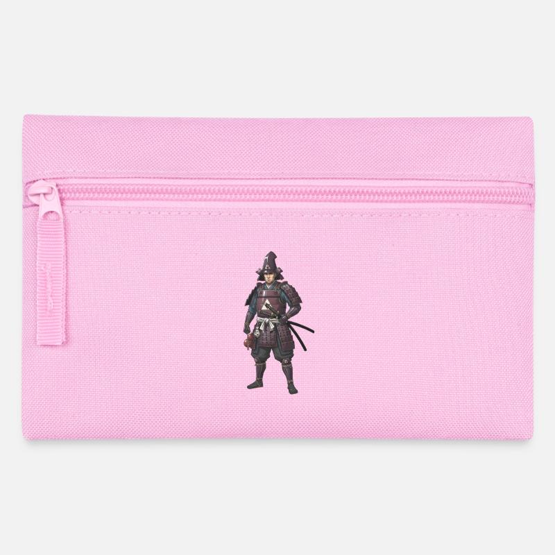 Lila gepanzerter Samurai Sengoku - Federtasche - Rosa