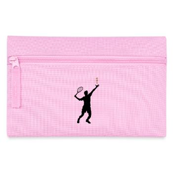 Japanese Tennis Motivation - Pencil Case - pink - Front
