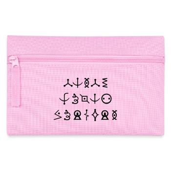 Tasty Human Burgers - Federtasche - Rosa - Vorne