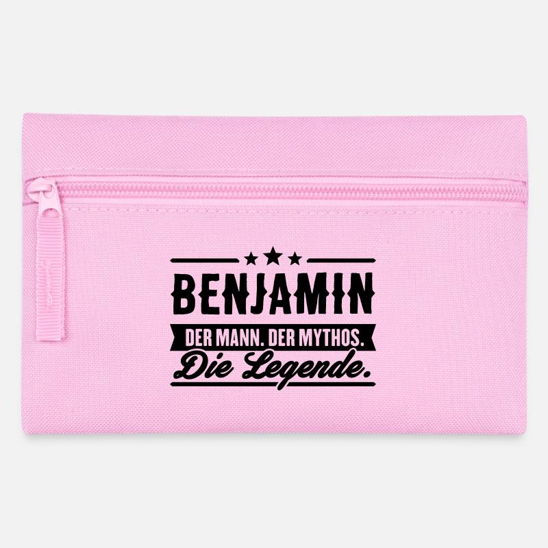 Man Myth Legend Benjamin - Pencil Case - pink