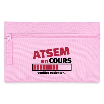 atsem en cours - Trousse - rose - Devant