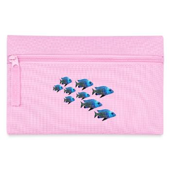 grouper perch fish - Pencil Case - pink - Front