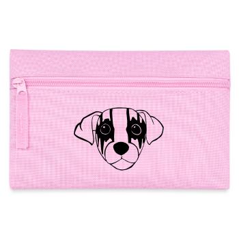 Black Metal Dog - Pencil Case - pink - Front