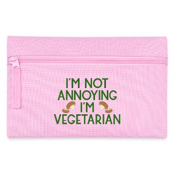 vegetarian vegan veggie pilze mushrooms4 - Federtasche - Rosa - Vorne